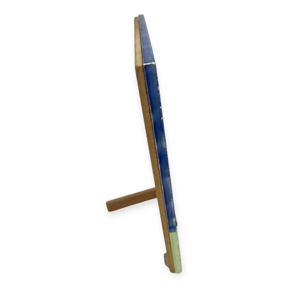 Art Decorative Ceramic Art Tile 8"x8" Lemon Drop Cocktail Glass Trivet Plaque - Picture 5 of 6